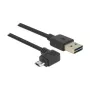 USB-kaapeli DeLOCK 83854 USB 2.0 3 m USB A Micro-USB B musta