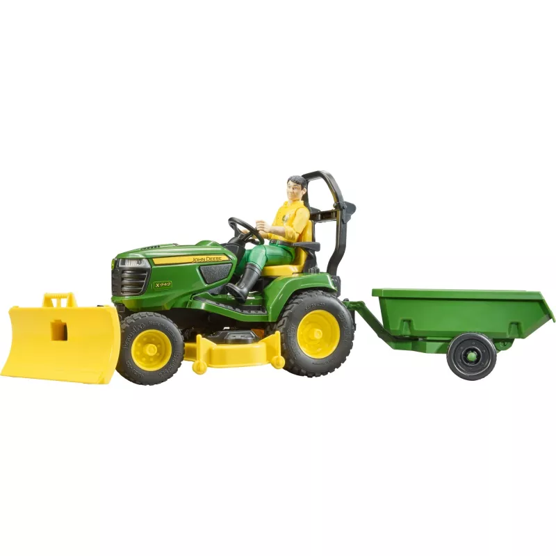 Bruder bworld John Deere ajettava ruohonleikkuri, leluajoneuvo