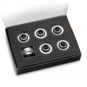 EK Water Blocks EK-Quantum Torque HDC 16 - 6 kpl pakkaus, hopea