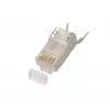 RJ45-liitin Extralink CAT6A FTP 8P8C, läpinäkyvä, uros/naras, 1 kpl