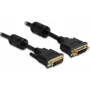 DVI-I-kaapeli DeLOCK 83106 1 m musta