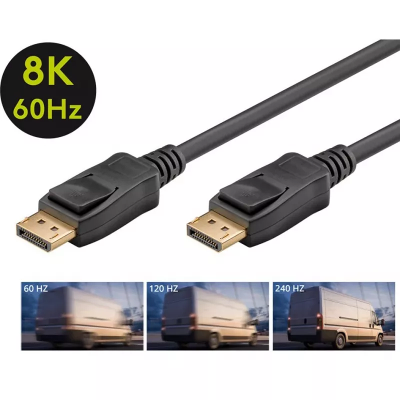 Goobay DisplayPort-kaapeli 74749 3 m musta