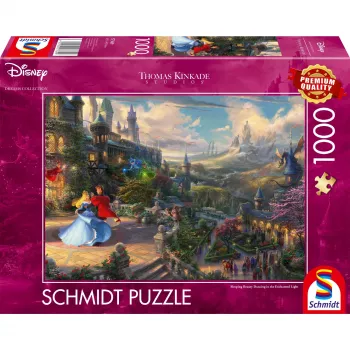 Palapeli Schmidt Spiele Thomas Kinkade Studios Disney Dreams Collections Prinsessa Ruusunen 1000 palaa