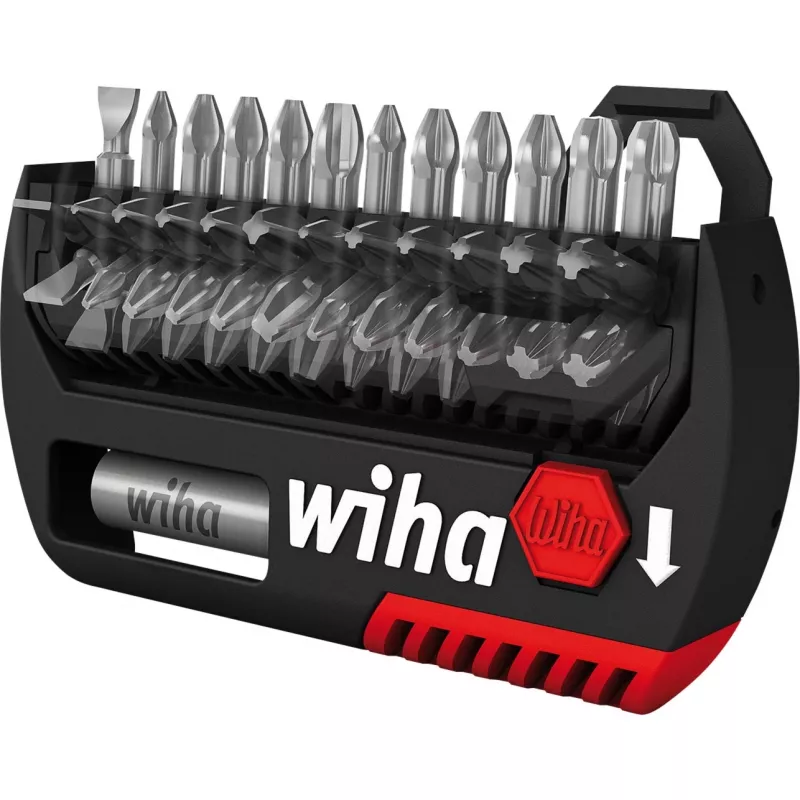 Ruuvimeisseliteräsarja Wiha FlipSelector Standard 12 kpl