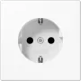 Pistorasia (suojakosketin) Jung LS 990 / LS Design LS plus, malli LS520KIWW, alppivalkoinen
