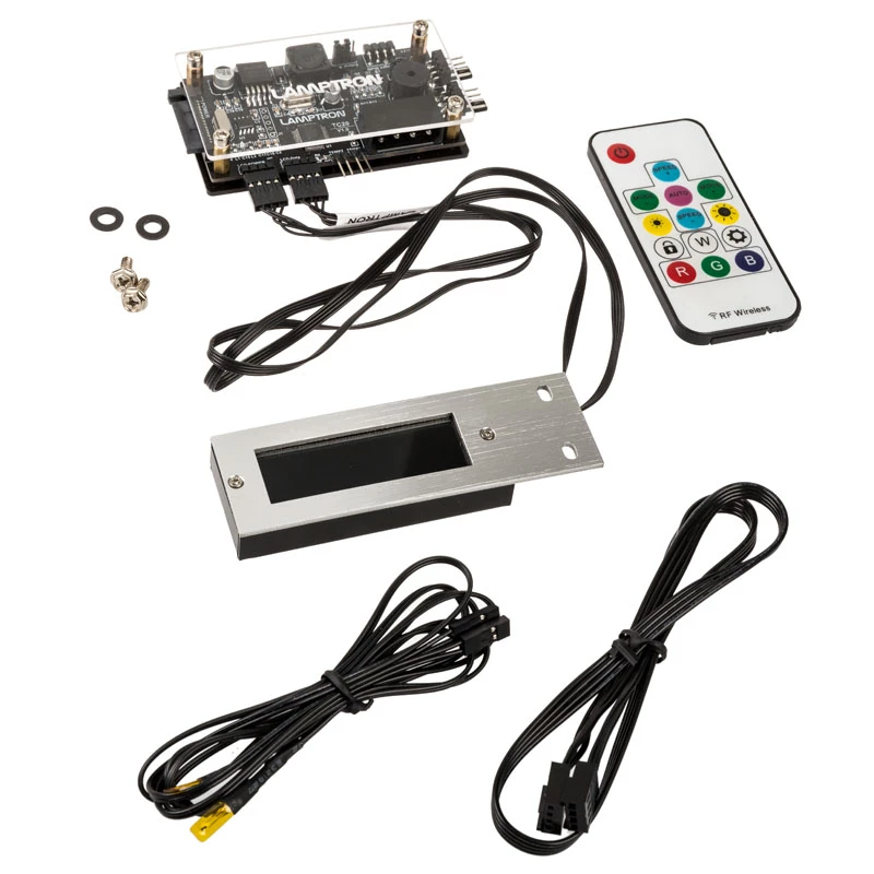 Lamptron TC20 PCI RGB tuuletin- ja LED-ohjain - hopea