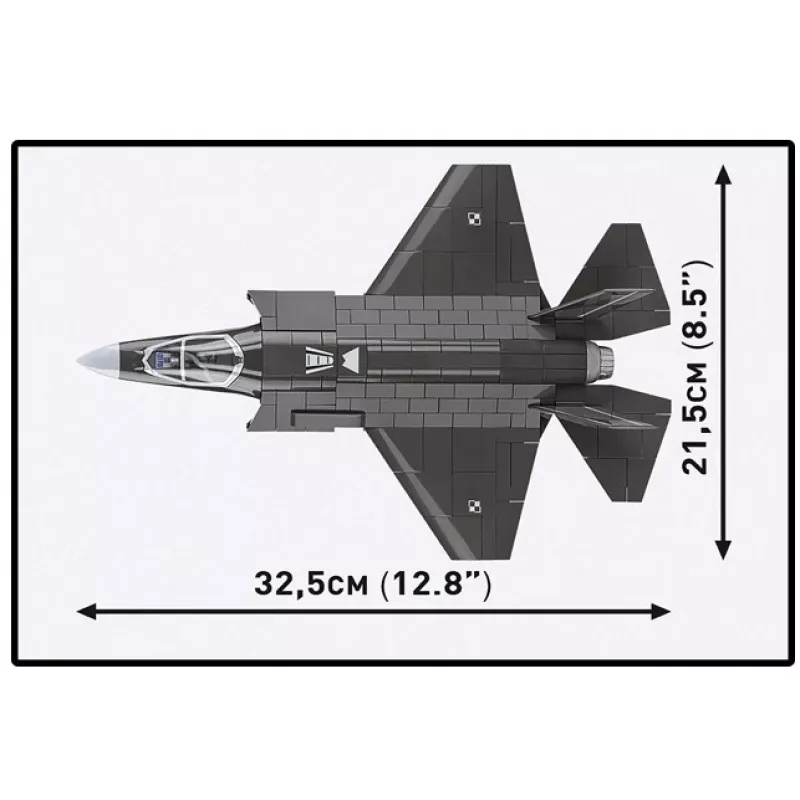 Rakennussarja Cobi F-35A Lightning II — 605 osaa, mittakaavamalli