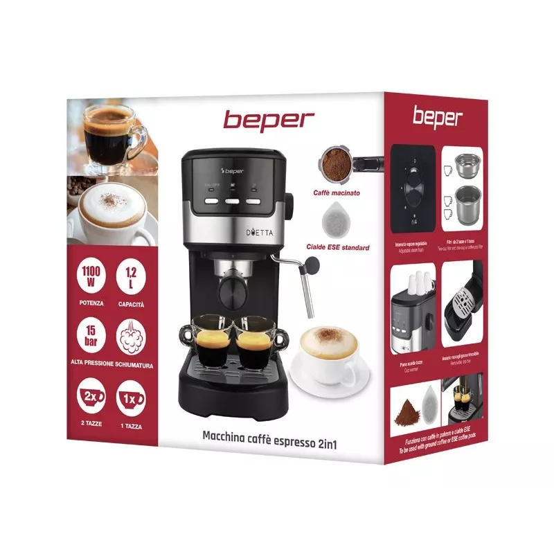 Beper 1,25L P101CAF100 kahvinkeitin