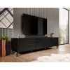 Cama RTV-kaappi NOVA 186x40x48 matta musta