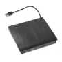 DVD-ROM ulkoinen optinen asema IBOX IED02, USB 3.2 Gen 1, DVD-ROM (8x) / CD-ROM (24x), musta