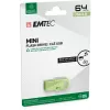 Emtec D250 Mini USB 2.0 -muistitikku 64 GB, vihreä