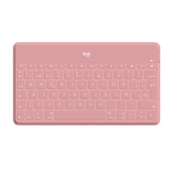 Logitech Keys-To-Go - näppäimistö - Bluetooth - QWERTY - espanjalainen - Blush Pink - Apple iPad/iPhone/TV