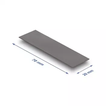 DeLOCK 18473 lämpötyyny 3 W/m·K harmaa 20x70x0.75 mm