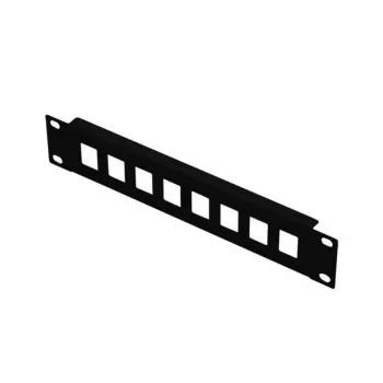 Lanview 1U 10 PATCH PANEL FOR KEYSTONE - 8-PORT UNEQUIPPED - patch-paneeli - KEYSTONE - 8-PORT UNEQUIPPED (LKS675BL)