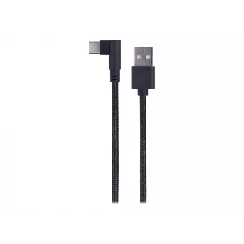 Kaapeli USB 2.0 – USB-C kulmamalli / CC-USB2-AMCML-0,2M GEMBIRD