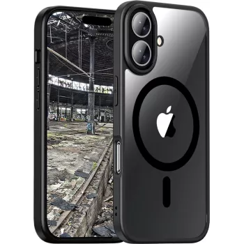 JT Berlin BackCase Pankow Hybrid MagSafe | Apple iPhone 17 | musta/läpinäkyvä | (11159)