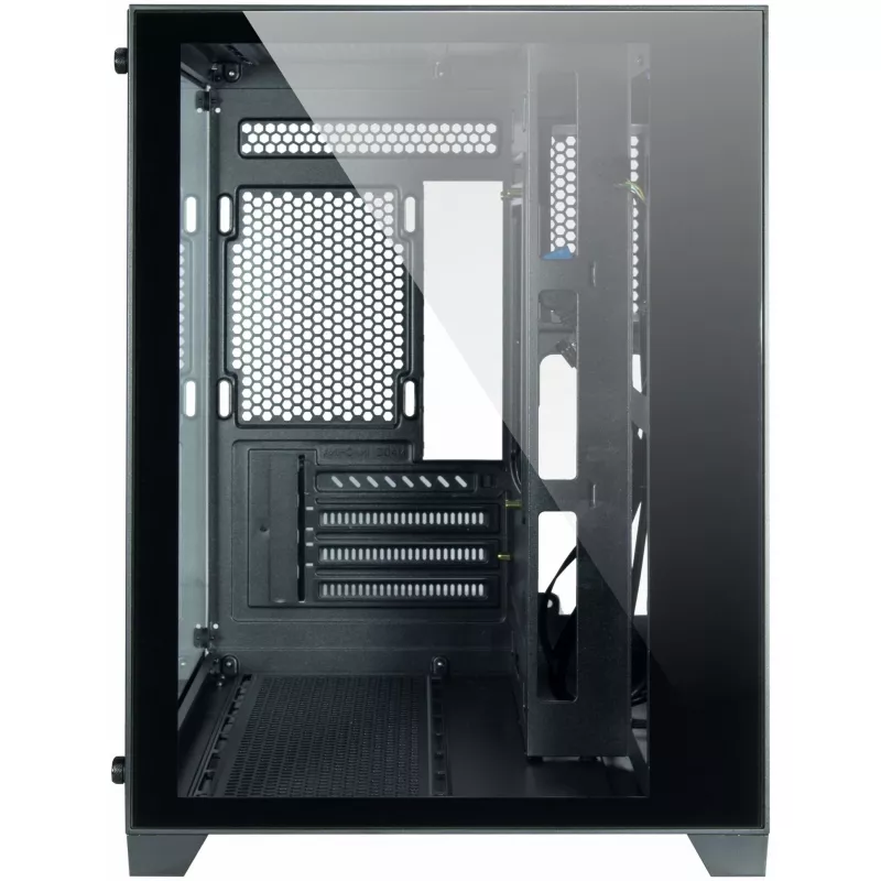 PC-kotelo Inter-Tech C-501 Aspect Midi Tower musta