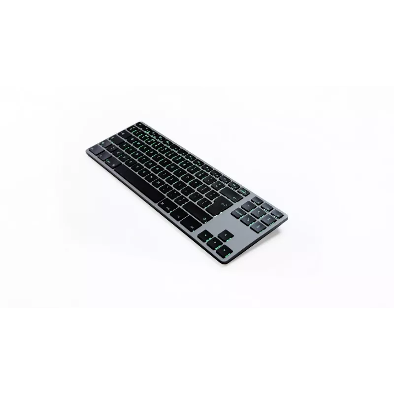 Näppäimistö Alumiini Mac Tenkeyless RGB Space Gray