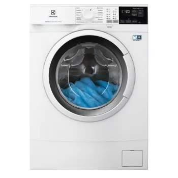 Edestä täytettävä pesukone Electrolux EW6SN406WP — 6 kg, 1000 kierr./min, 595x843x378 mm, valkoinen