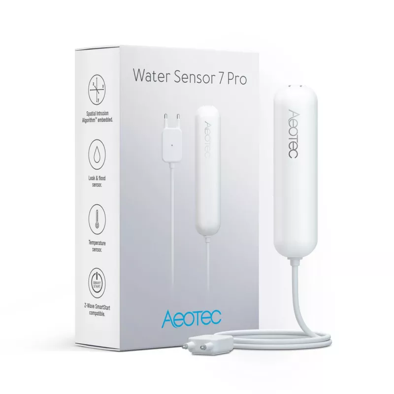 Vesianturi AEOTEC Water Sensor 7 Z-Wave Plus vuotodetektori AEOEZWA018