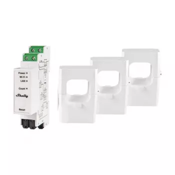Vaihtovirtakulutusmittari Shelly Pro 3EM-400A 400 A 50-60 Hz