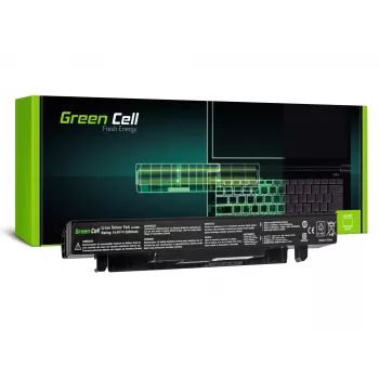 Green Cell AS58 akku ASUS-kannettaviin — Li-Ion 2200 mAh, 14.4 V, 4 kennoa, musta
