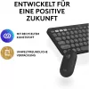 Logitech Pebble 2 Combo langaton näppäimistö ja hiiri QWERTZ saksa grafiitti