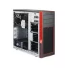 Supermicro SYS-5039AD-T Intel Z170 Socket H4 (LGA 1151) Midi-Tower musta - punainen PC/työasema barebone (SYS-5039AD-T)