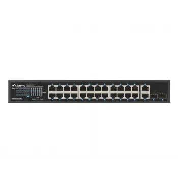 Hallitsematon LANBERG-kytkin RSGE-24P-2GE-2S-360 24 RJ-45 Ethernet-portilla