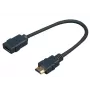 HDMI-kaapeli Vivolink Pro HDMI uros/naaras 0,2 m