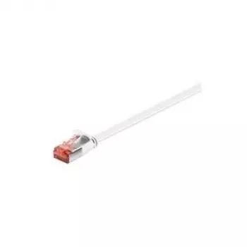 Wentronic Goobay CAT 6 -lattaverkkokaapeli, U/FTP, valkoinen, 10 m - kuparimateriaali (94921)