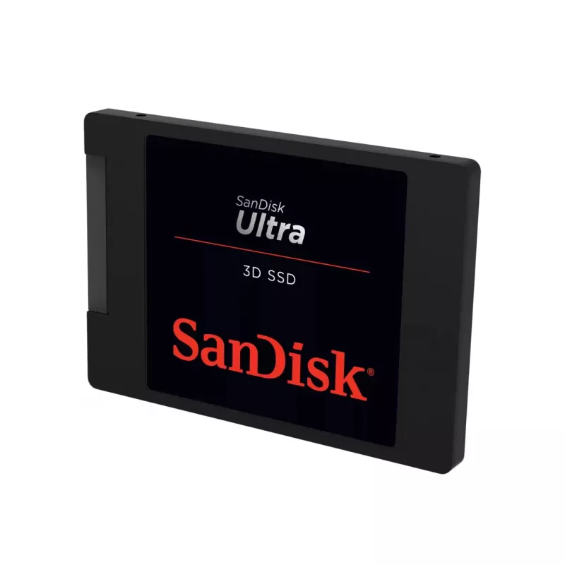 SanDisk Ultra 3D - SSD - 500 GB - sisäinen - 2,5 inch (6,4 cm) - SATA 6 Gbit/s (SDSSDH3-500G-G26)