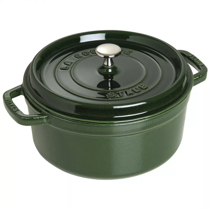 Valurautainen uunivuoka Staub 40509-356-0 3,8 l vihreä, pyöreä