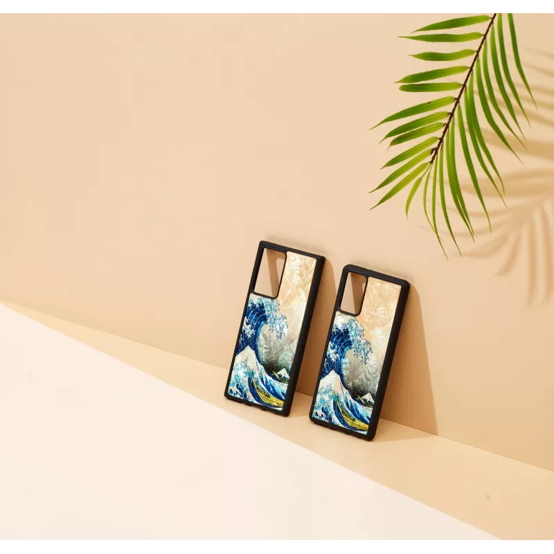 Suojakotelo iKins Samsung Galaxy Note 20:lle Great Wave -kuviolla