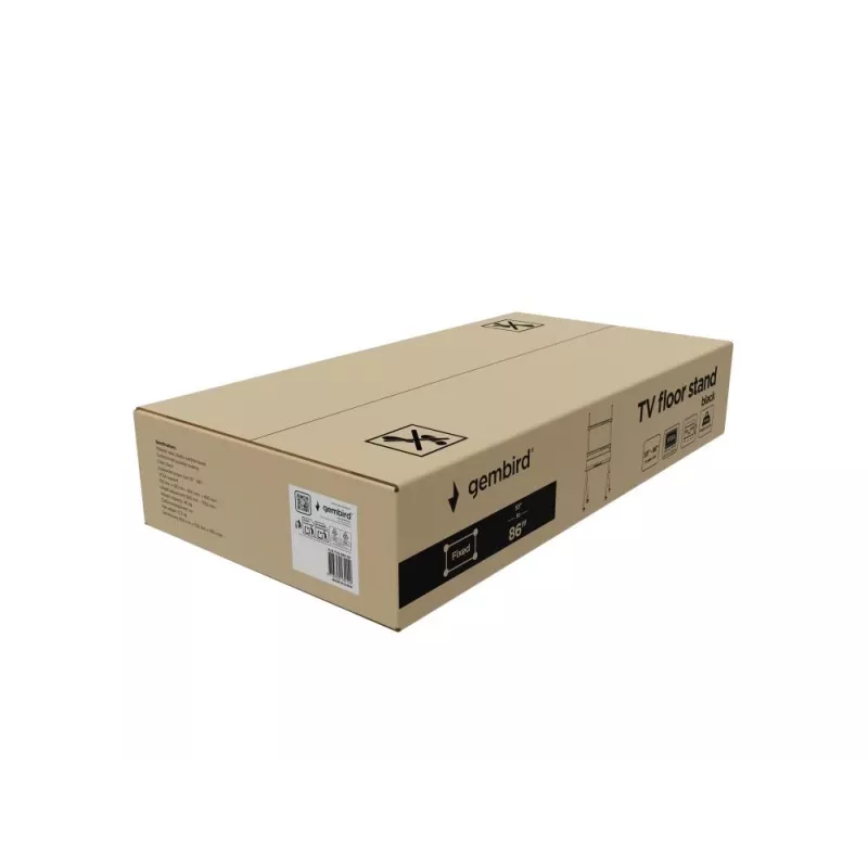 TV-teline Gembird TVS-86F-02 2,18 m musta 40 kg 55-86 tuumaa