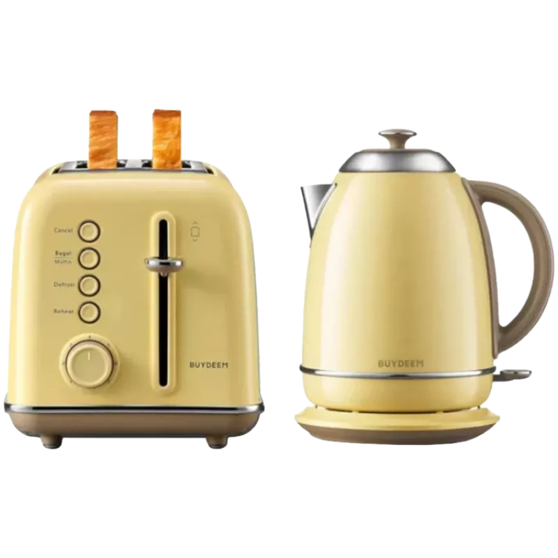 BUYDEEM 2 viipaleen leivänpaahdin, malli DT620E, väri Mellow Yellow, EU