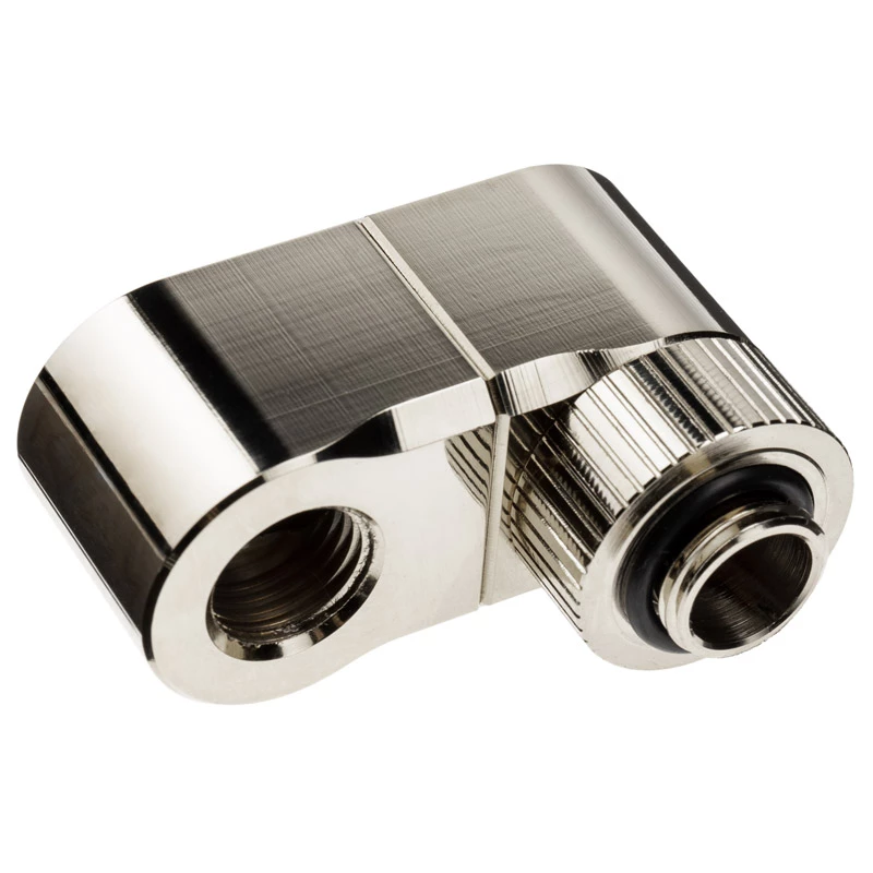EK Water Blocks EK-Quantum Torque G1/4 Double Extension Offset MF 28 liitin, nikkeli