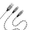 LogiLink CU0202 USB-kaapeli USB 2.0 1,2 m USB A USB C/Micro-USB A harmaa