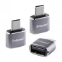 Intenso 3 kpl:n pakkaus USB-sovitin USB-A -> USB-C C480C alumiini