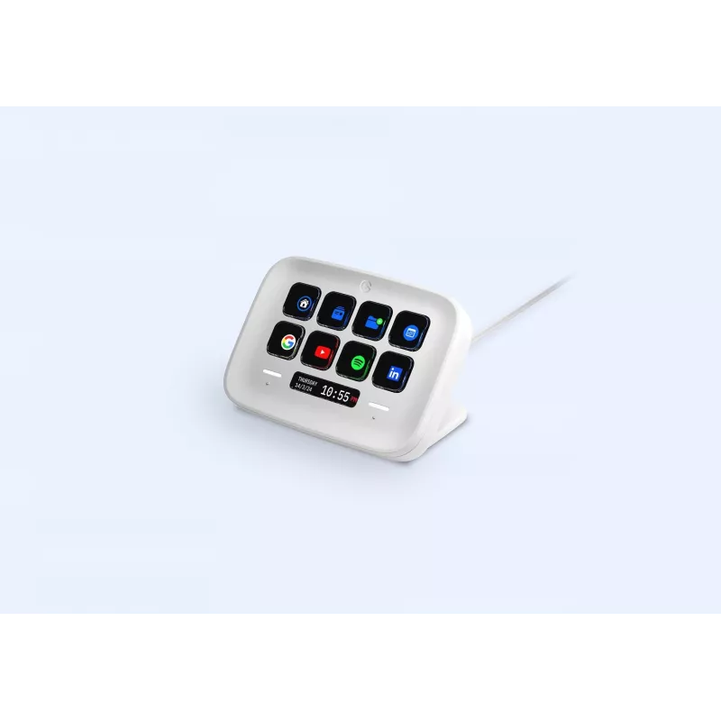 Stream Deck Neo Elgato 10-painikkeinen ohjelmoitava ohjain valkoinen