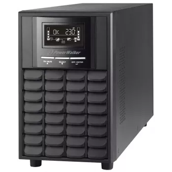 Keskeytymätön virransyöttö PowerWalker VI 1100 CW FR, Line-Interactive, 1,1 kVA (770 W), LCD, EPO, RS-232