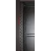 Extralink räkkikaappi 32U 600x1000 musta seisova