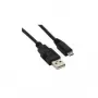 USB-kaapeli S/CONN 3 m USB2.0 A - microUSB2.0 B musta