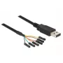 USB-kaapeli DeLOCK 1,8 m USB2.0-A/TTL 6-napainen musta