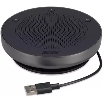 Neuvottelukaiutin Acer GP.SPK11.008 musta kannettava kaiutin USB-liitännällä