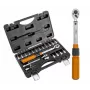 Neo Tools 1/4 kaksisuuntainen momenttiavain, 5-25NM, 21 kpl:n sarja