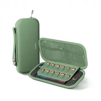 Pelilaukku Belkin ENA002HQSE konsolille, pistaasinvihreä, suojakotelo