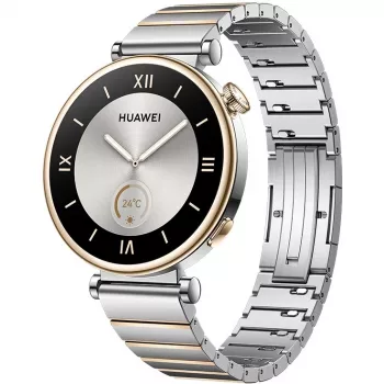Huawei WATCH GT 4. Näytön halkaisija: 3,35 cm (1.32), näyttöteknologia: AMOLED, näytön tarkkuus: 466 x 466 pikseliä. Flash-muisti: 32 GB. WLAN. GPS. Akun kesto