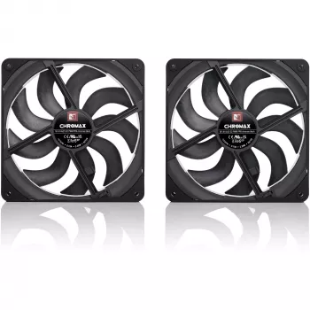 Noctua NF-A14x25 G2 PWM Sx2-PP chromax.musta 140mm kaksoistuuletinsarja
