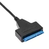 Akyga AK-CA-86 SATA–USB-A 3.0 -adapterikaapeli 2,5 tuuman asemille, 0,3 m, musta